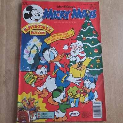 Micky Maus Heft Nr. 52 22.12.1994 Walt Disney Egmont Ehapa ohne Beilage
