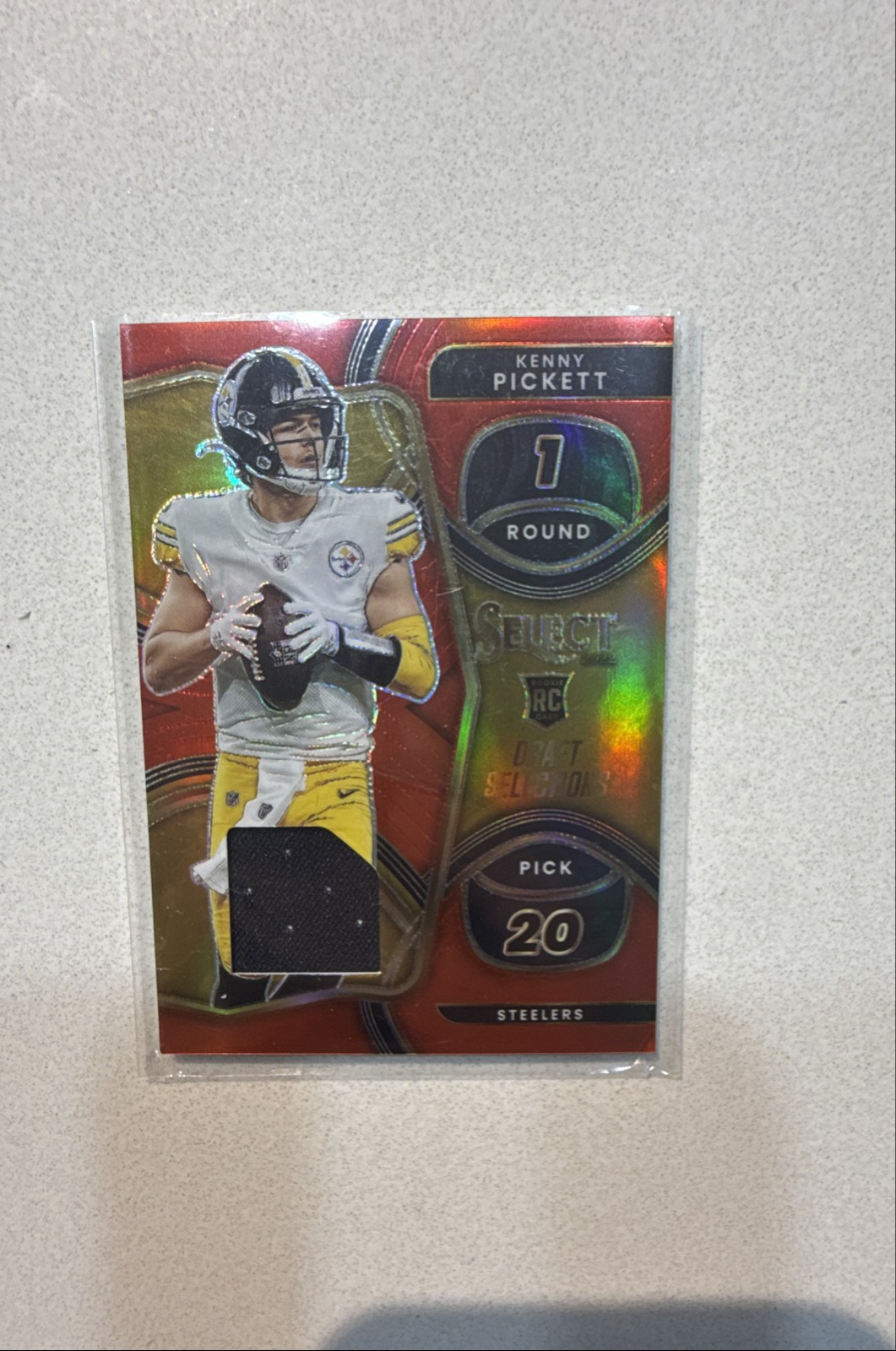 Kenny Pickett Panini Select Draft Selections Memorabilia #DS1 Red