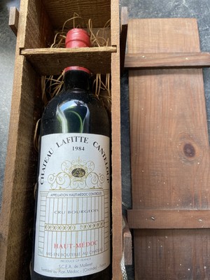 1984 Chateau Lafitte Canteloup - 0,75 l Cru Bourgeois Haut-Médoc Holzkiste