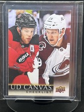2018-19 Upper Deck #C90 Taylor Hall / Nathan MacKinnon UD Canvas