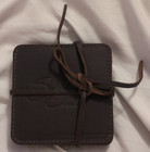 Saddleback Leather Saddleback Leather Club Dark Brown Leather Coaster Set — photo 1