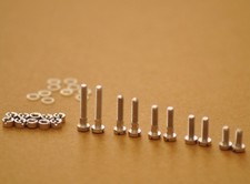 Cartridge Headshell ALUMINIUM Bolts Screws Nuts Phono Mounting Kit  HIGH QUALITY