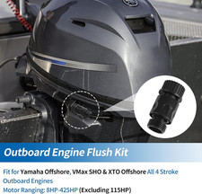 Outboard Engine Flush Kit Yamaha Quick Connect Adapter Offshore Vmax SHO XTO All