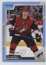 2020-21 O-Pee-Chee Blue Border Christian Dvorak #258 17p7