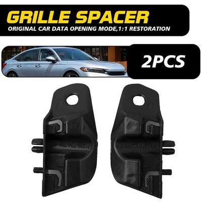 Pair Grille Spacer Left+Right Side Front Plastic Fits for 2022-23 Honda Civic H