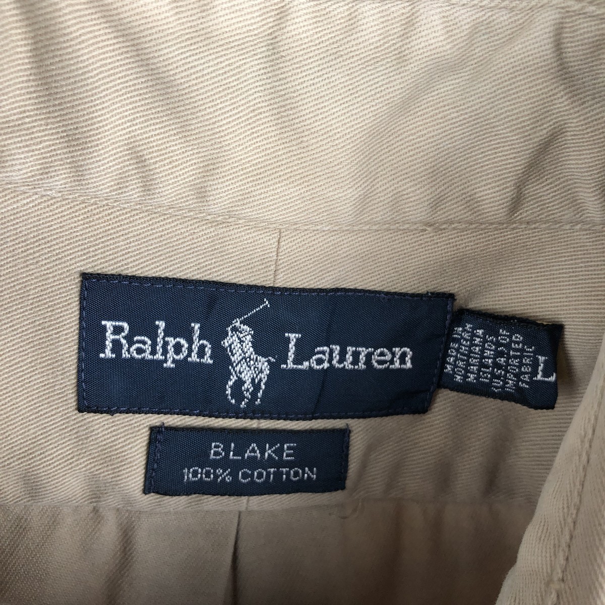 Used Ralph Lauren BLAKE long-sleeved button-down shirt size L (men's) thumbnail 3