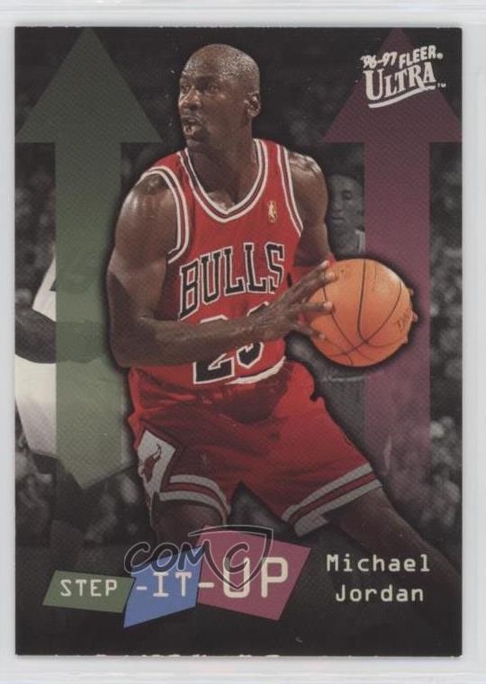 1996-97 Fleer Ultra Step-It-Up Michael Jordan #280 HOF 03rx