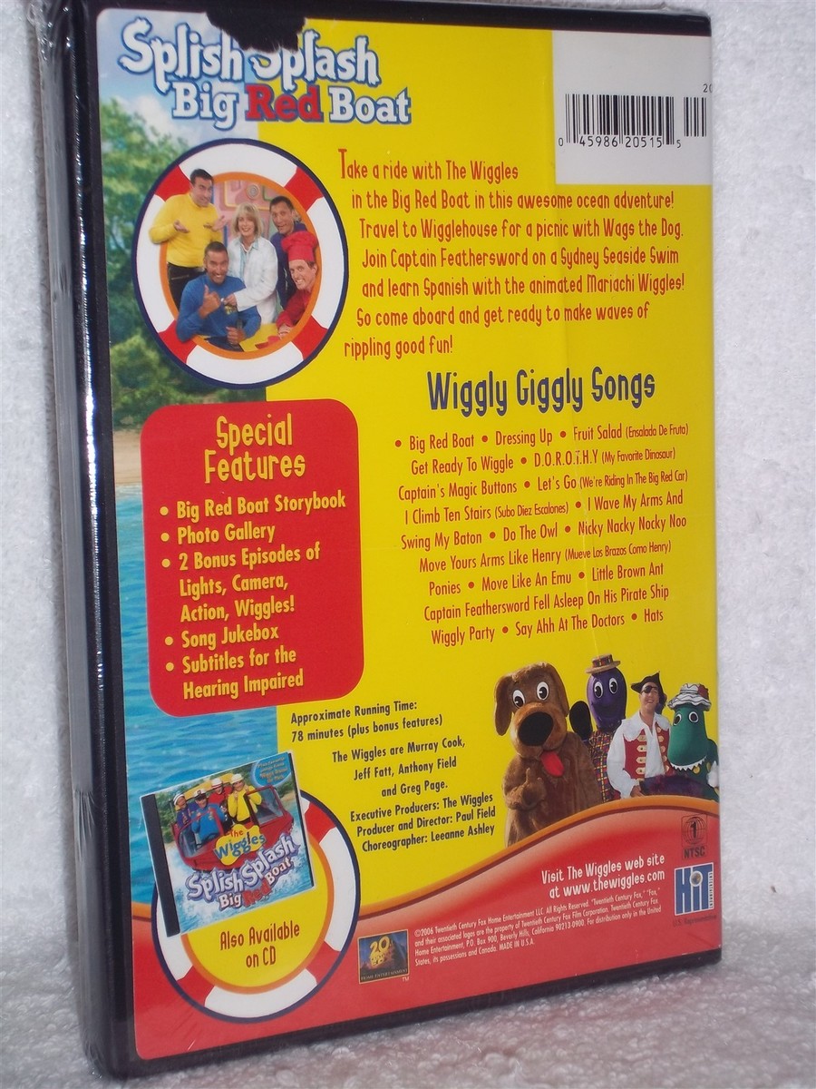 The Wiggles - Splish Splash Big Red Boat (DVD, 2006, Checkpoint