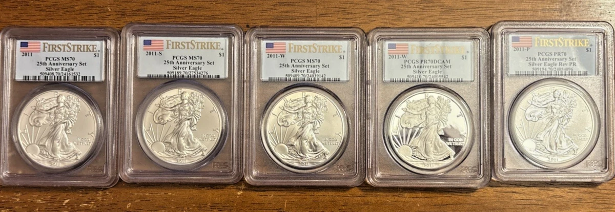 American Eagle MS 70 Graded 2011 Silver Bullion Coins | Updated