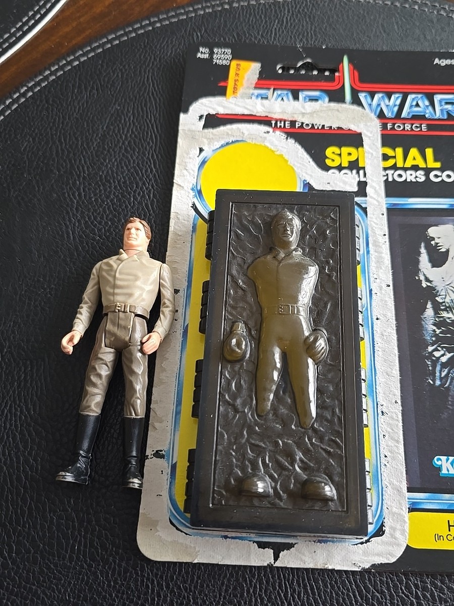 Han Solo Carbonite POTF VTG Kenner Star Wars Original 1984 LAST 17