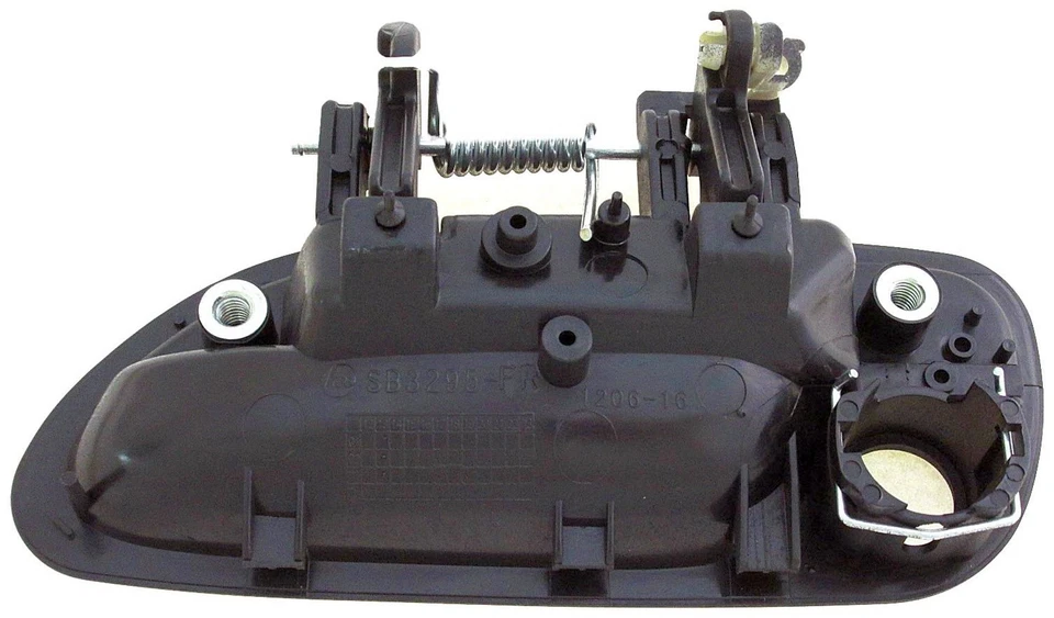 ADEQUADO PARA 1995-1999 SUBARU LEGACY PASSAGEIRO PORTA FRONTAL PRETA TEXTURIZADA ALÇA EXTERNA - Imagem 2 de 3