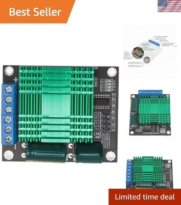 DC Motor Driver, 60A High Power H-Bridge Controller Board, Dual Channel PWM M...