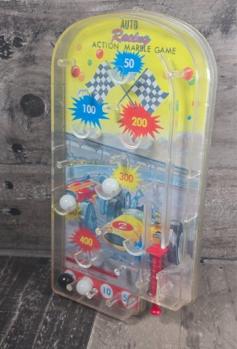 Vintage Wolverine Toy Co Autorennen Marmor Flipper Spiel Nr. 138 Hergestellt in den USA 50er 60er - Bild 7 von 8
