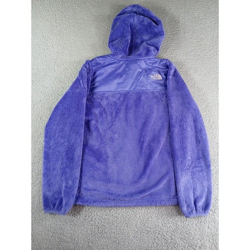 The North Face Girls Jacket Girls Large (14-16) Purple Fleece Zip Up Hood Warm - Picture 6 of 8