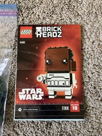LEGO 41485 Star Wars Brickheadz Finn 100% Complete Set With Instructions Manual