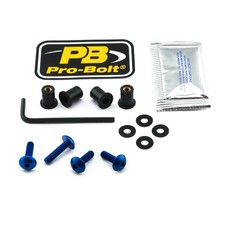 Aluminium Screen Kit 4 Bolt Blue | Pro-Bolt