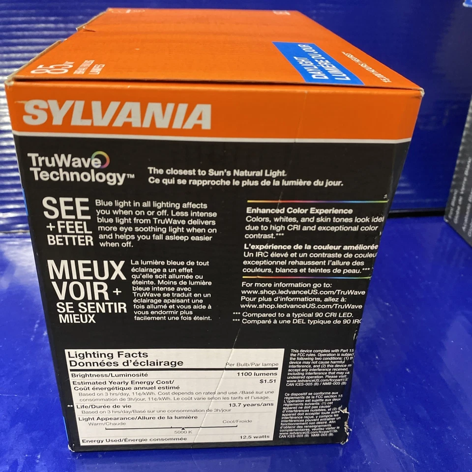 Sylvania 85-Watt Equivalent BR40 Dimmable LED Light Bulb in 1100 Lumens - Image 4 of 4