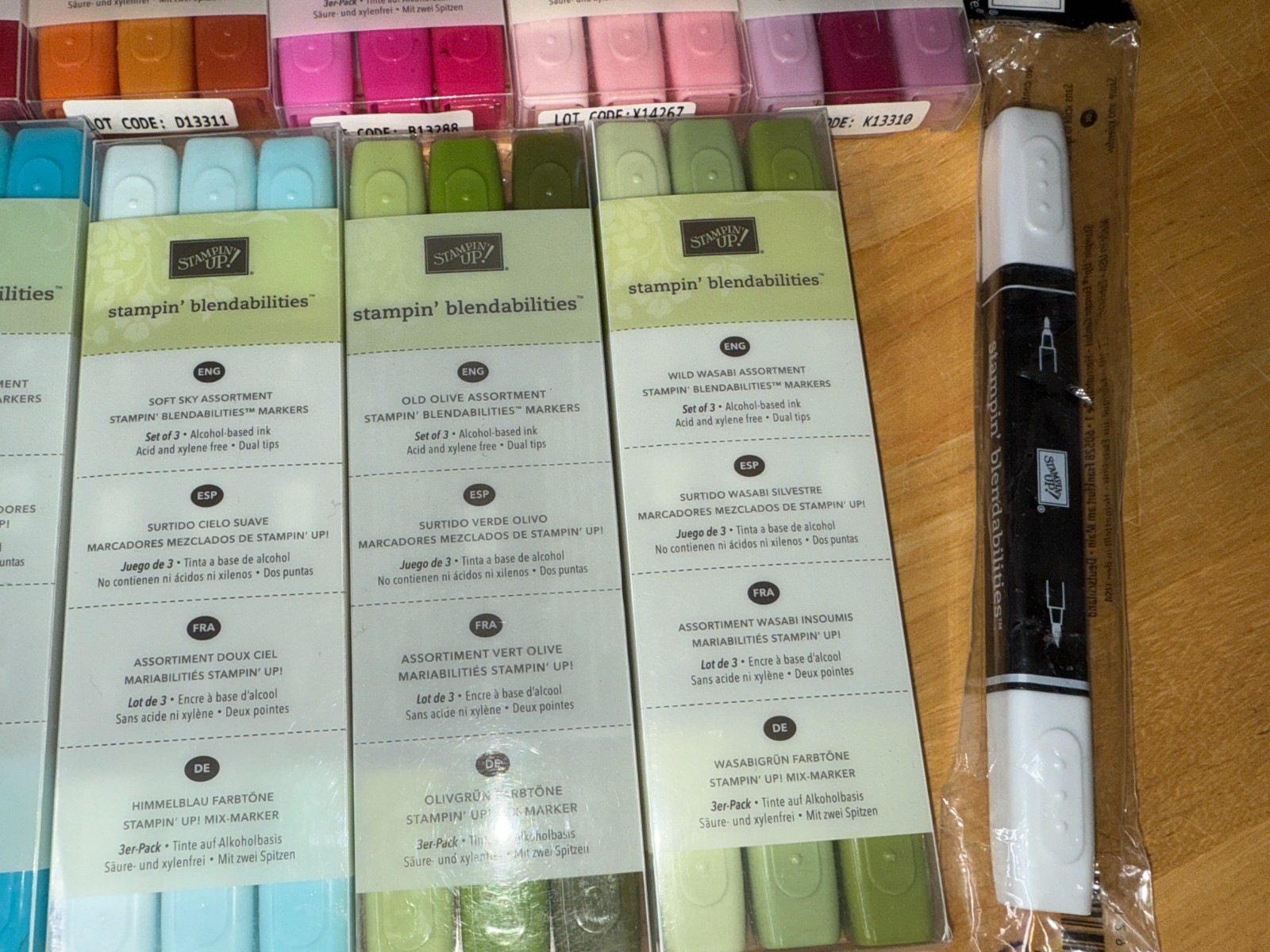 Stampin Up' 52pc Lot Blends Blendabilities Alcohol Markers Dual Tipped Pens