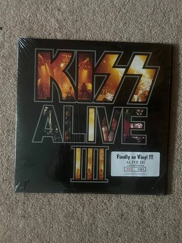 Kiss - Alive III (USA) Mercury - Red Vinyl #1381 Limited Pressing Sealed