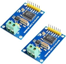 HiLetgo 2pcs MCP2515 CAN Bus Module TJA1050 Receiver SPI for Arduino... 
