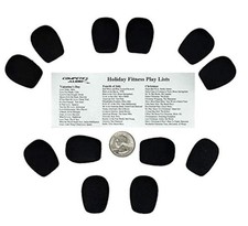 Standard Microphone Windscreens Microphone Covers 12-Pack Headset/Lapel La...