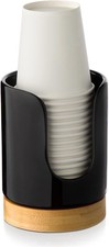 Ceramic Bathroom Cups Dispenser - 3 oz Disposable Paper  Plastic Bathroom Cups