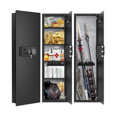 47.3'' Tall Fireproof Wall Safes Between the Studs 16'' Centers, Large Hidden F...