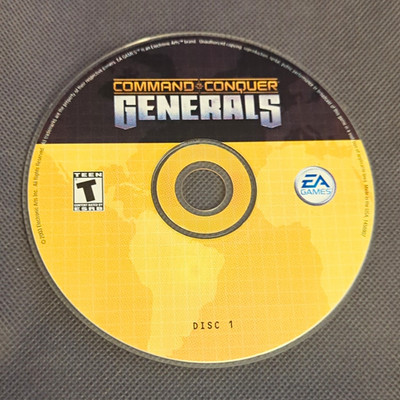 EA Games Command & Conquer: Generals PC T 2003 Disc 1 Only