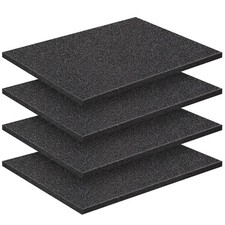 4 Pcs 16x12x0.5 Inch Polyurethane Foam Sheet Pad for Case Packing Toolbox