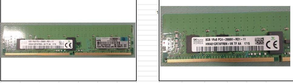 Hewlett Packard Enterprise 850879-001-RFB 8GB PC4-2666V-R. registered