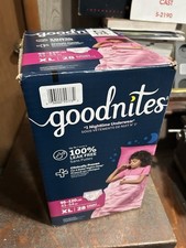 Goodnites XL Nighttime Underwear girls 95-120lbs 