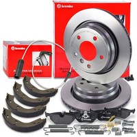 Brembo Bremsscheiben Ø298 +BelÄGe +Vwk +Handbremse Hinten FÜR BMW 5-ER E39 Limo