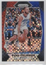2017-18 Panini Prizm Red White & Blue Prizm Evan Fournier #76 9l4