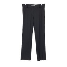 Betabrand Straight Leg Classic Dress Pant Yoga Pant Womens M Black Pull On Waist