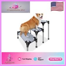Lightweight 3-Tier Pet Stairs for Small Dogs   Stylish  Functional Design