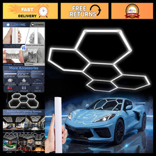 5000K LED Garage Lights - 25 Pack Hexagon Ceiling Lights, 26300LM Super Bright f