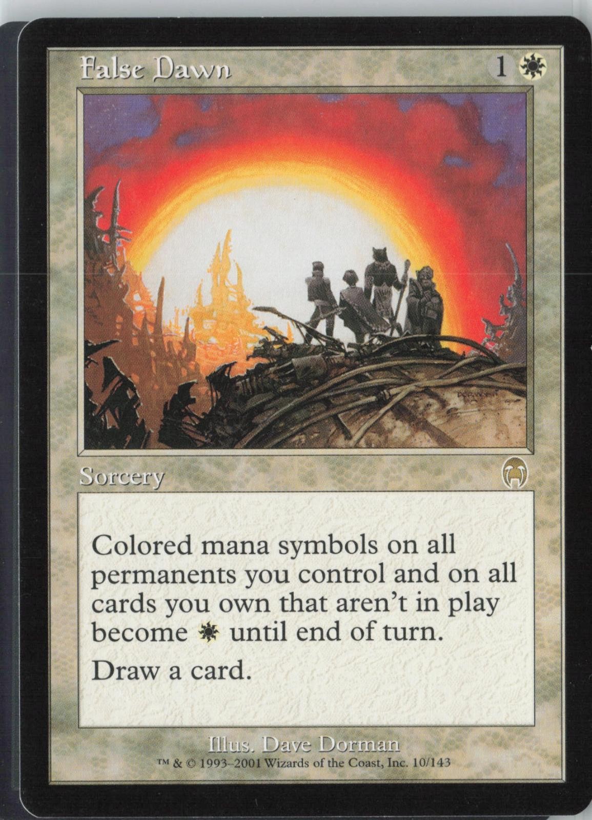 False Dawn 10 Rare Apocalypse Magic: The Gathering Lightly Played
