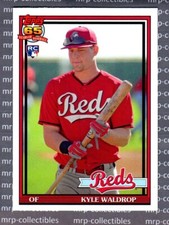 2016 Topps #298 Kyle Waldrop Cincinnati Reds Baseball ROOKIE Card MT