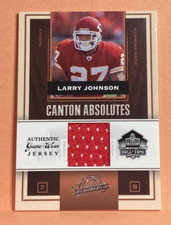 2007 Absolute LARRY JOHNSON Canton Absolutes Jersey /200 Card #CA-15 Chiefs
