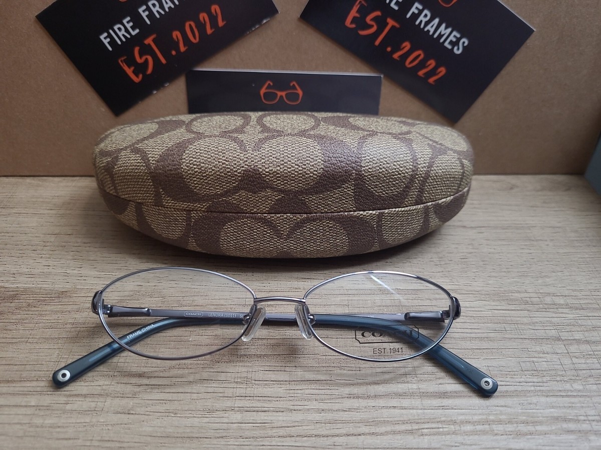 Coach Women Eyeglasses Frame LENORA 1011 SLATE Eyewear Glasses Full rim Coach LENORA(1011) Eyeglasses Frames 50[]15-135MM | eBay main image 2