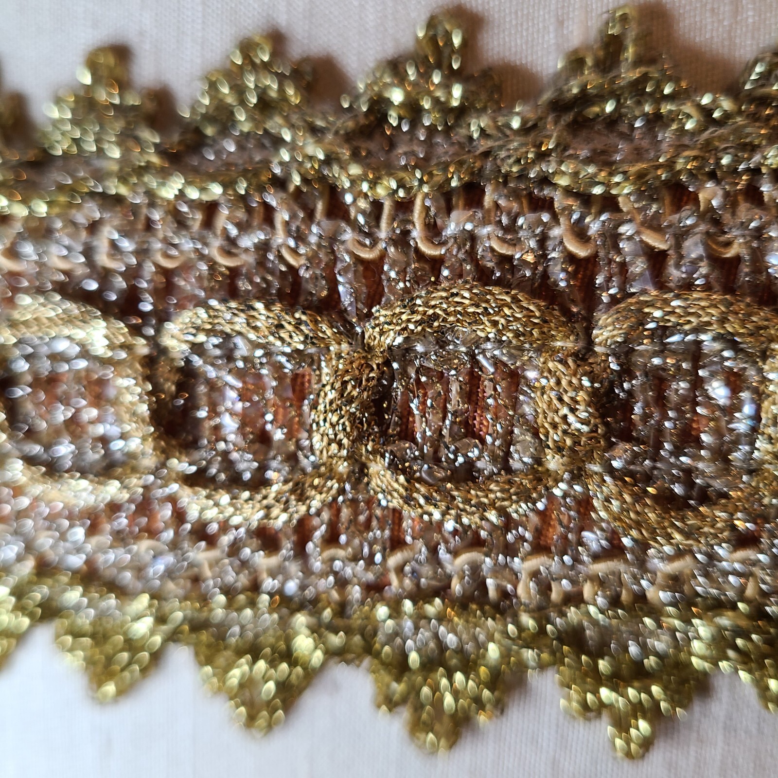 Mid Century Modern Hollywood Regency Iridescent Amber Glass Table Lamps PAIR XL