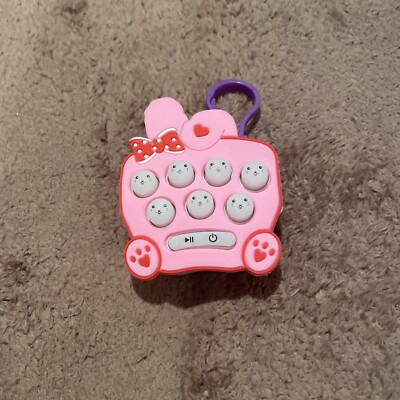 MINI Game Console Pop it Fidget Toy Fast Push Game Decompression Toy