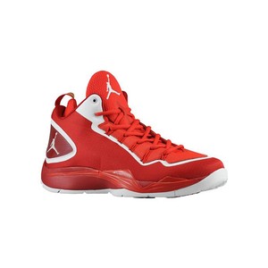 red and white jordan basketball shoes