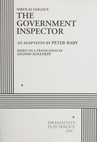 THE GOVERNMENT INSPECTOR. (ACTING EDITION FOR THEATER By Nikolai Adapted By VG