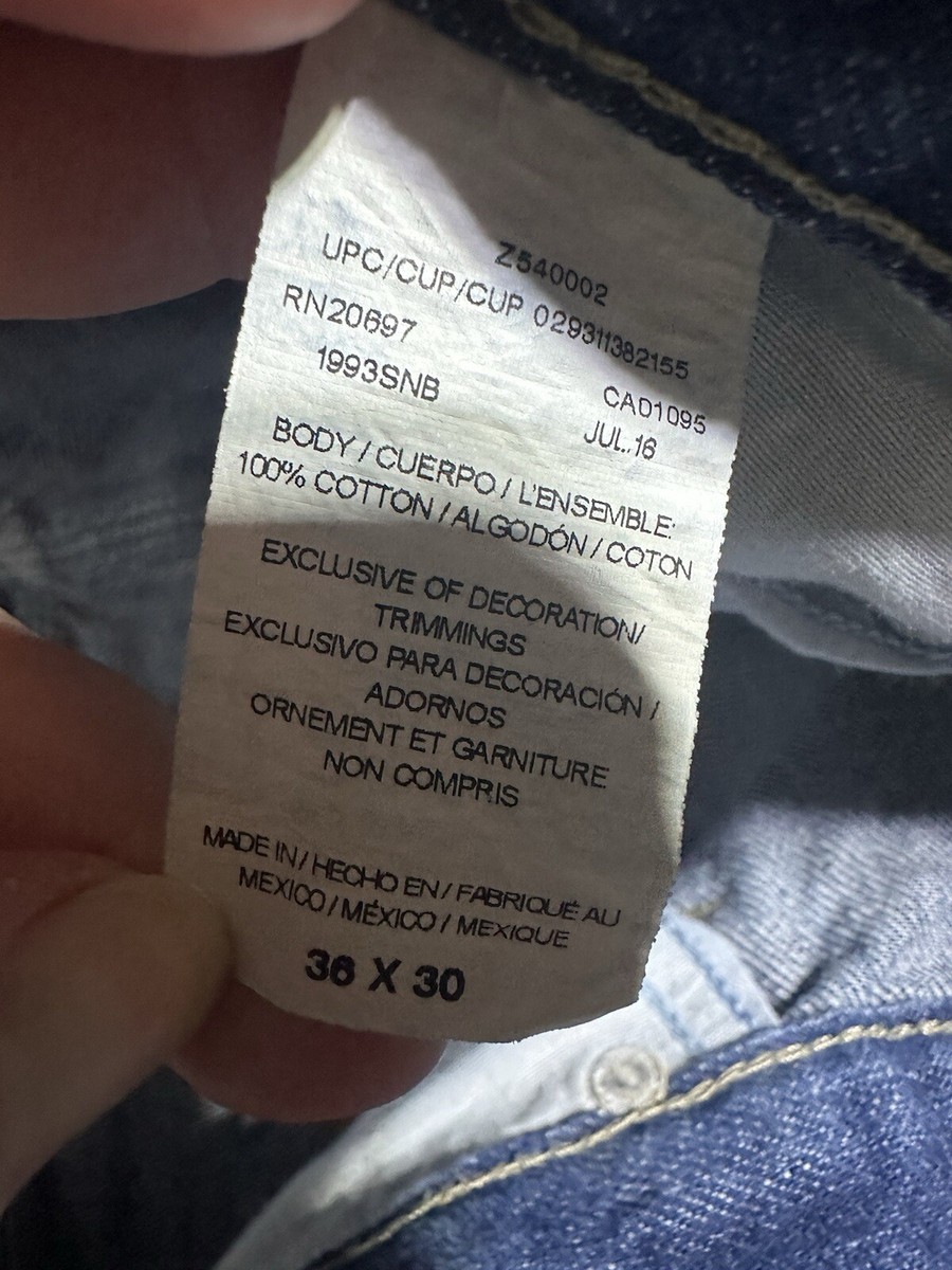 Dickies Men's 1993SNB Denim 36 X 30 Relaxed Fit Carpenter Jeans