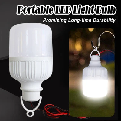 Led Bulb With 1.2m Clip Line Soft White Cover Not Dimmable 12v Outdoor Tent Lamp - Image 1 of 4
