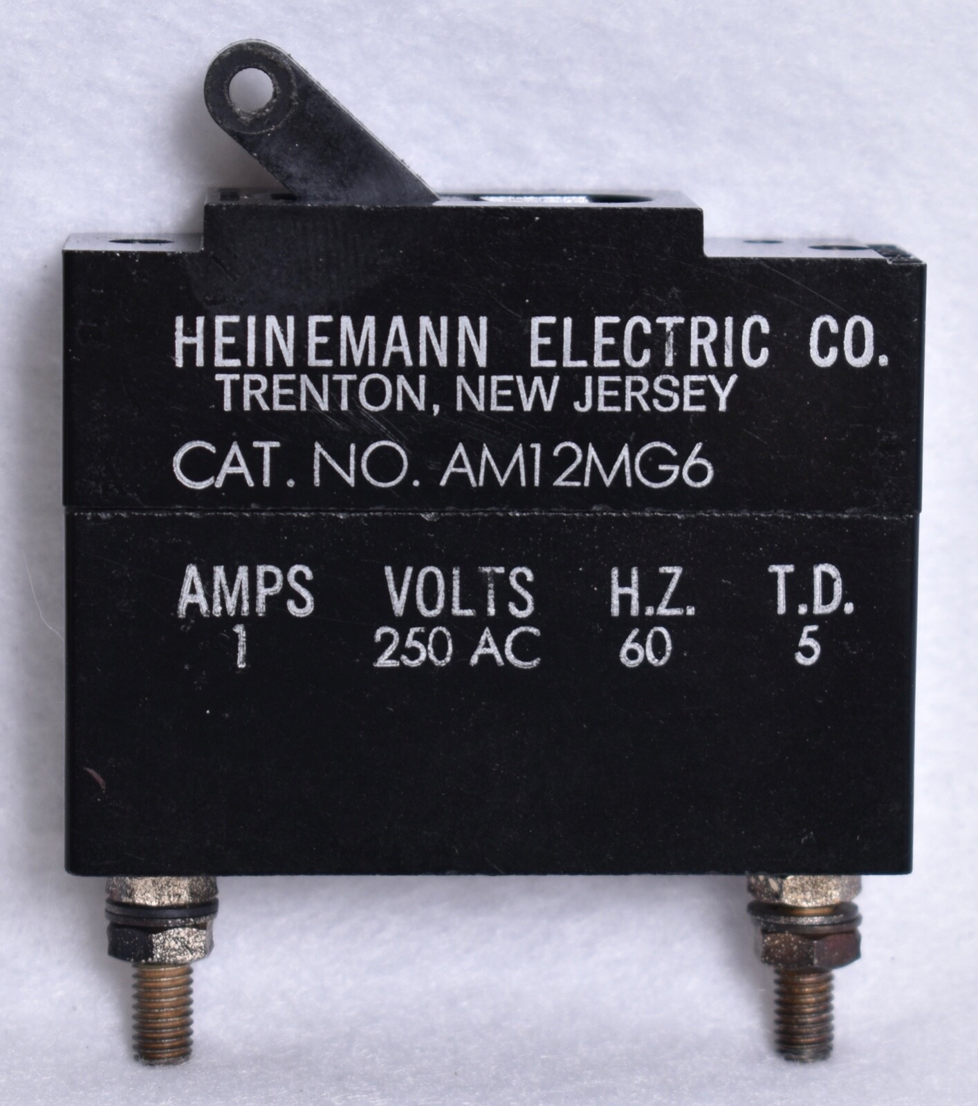 Heinemann Electric Circuit Breaker 1A 250V AC 60Hz  AM12MG6
