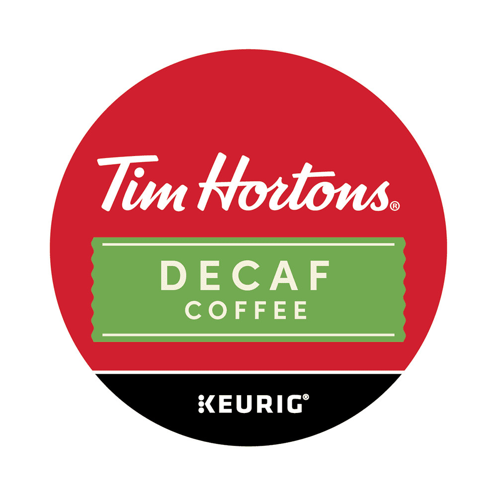 Tim Hortons DECAF Original Regular Blend Coffee 24 to 144 K cups Pick Any Size