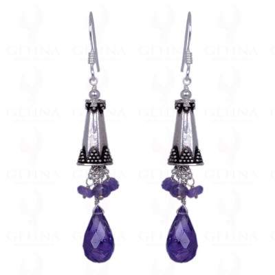 #Amethyst #Gemstone #Earrings With #925  #SterlingSilver Elements