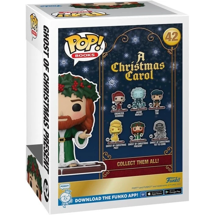Figura Funko Pop! Libros Un Cuento de Navidad Fantasma del Presente Modelo 42 | - Imagen 2 de 2